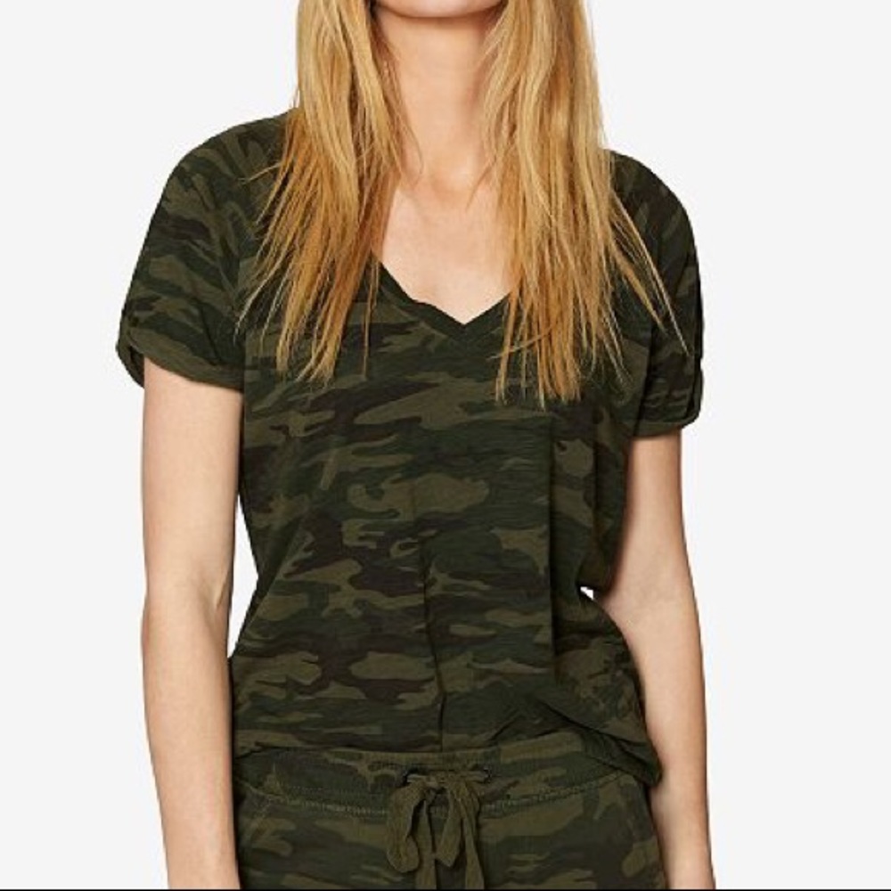 Camo Vneck